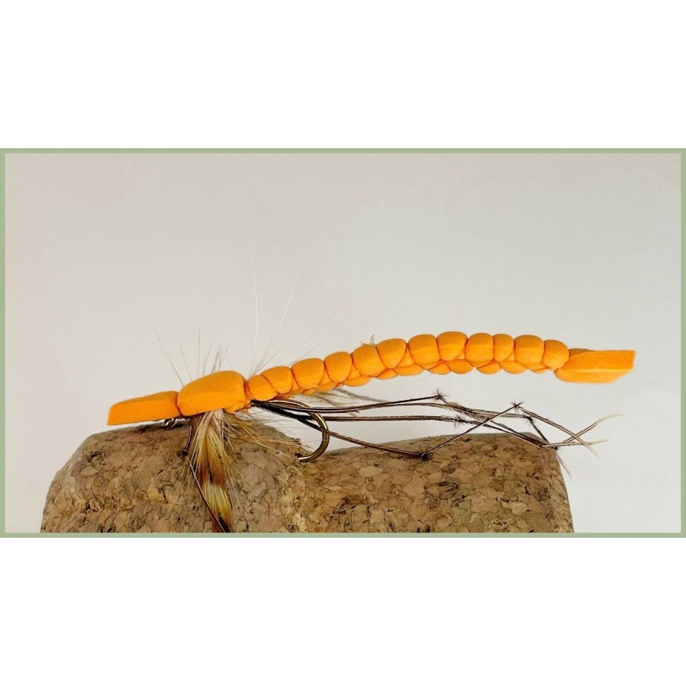 Orange foam daddy Troutflies UK